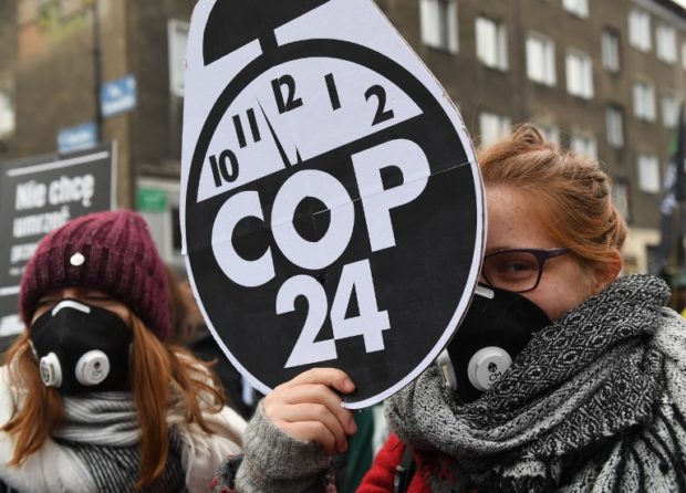 POLAND-CLIMATE-COP24-WARMING-DEMO