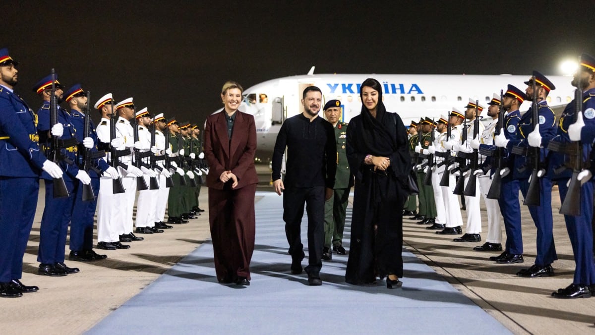 Zelensky says in UAE for official visit