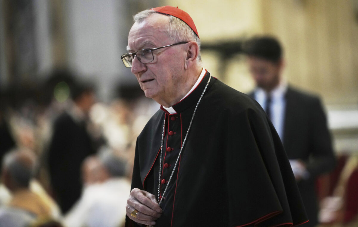 In Cardinal Parolin's hometown, locals sip spritz as they watch conclave