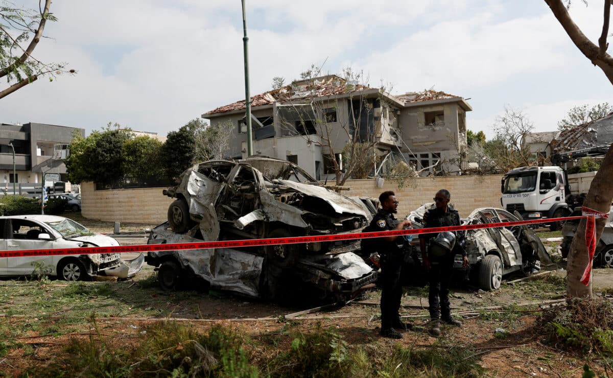Aftermath of Iran's missile strike on Israel